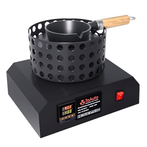 Electric Digital Temp Display Lead Melting Pot,PID Temp Control High Capacity