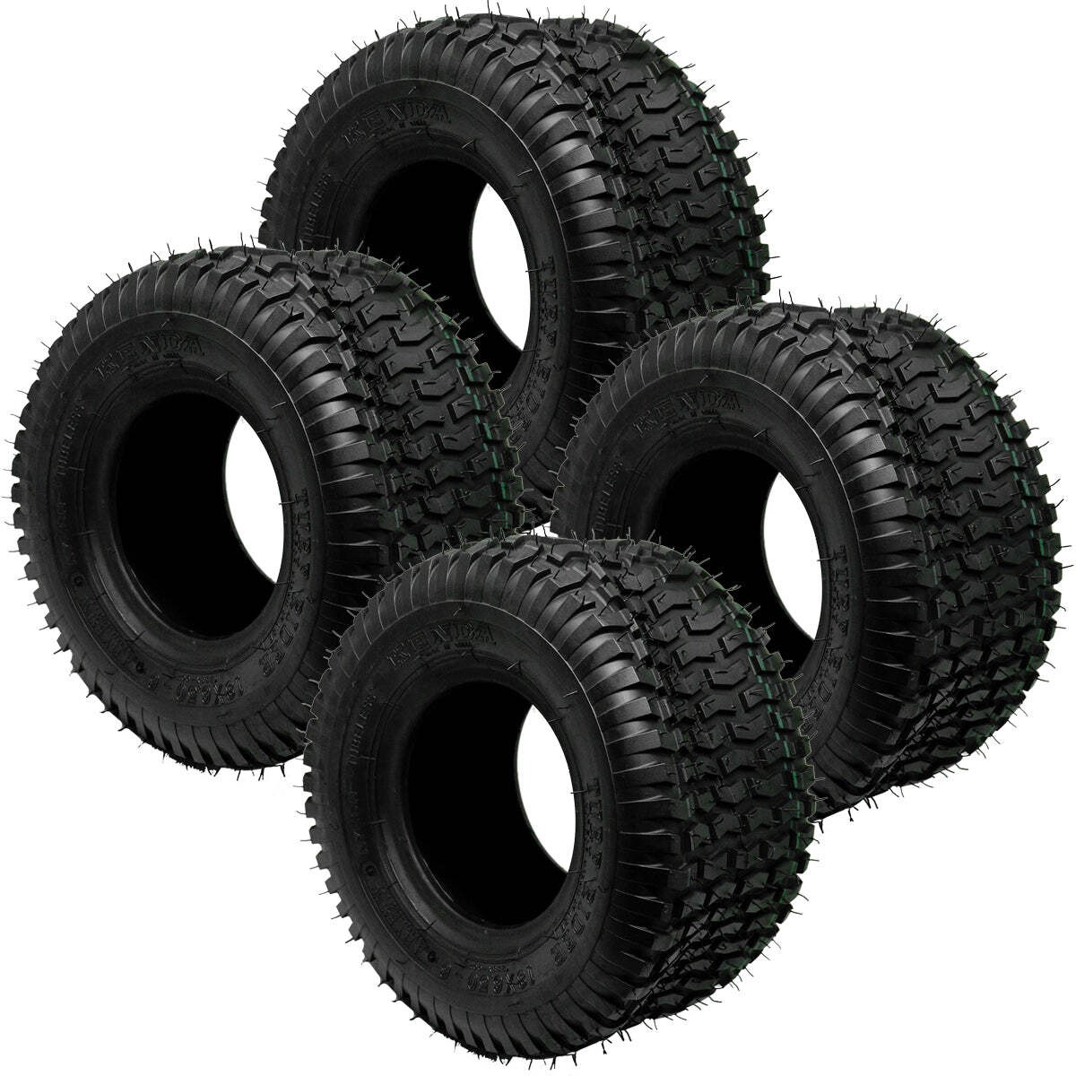 (4) 13 X 6.50-6 Turf Rider Kenda Tire K358X PLY 4PR TL