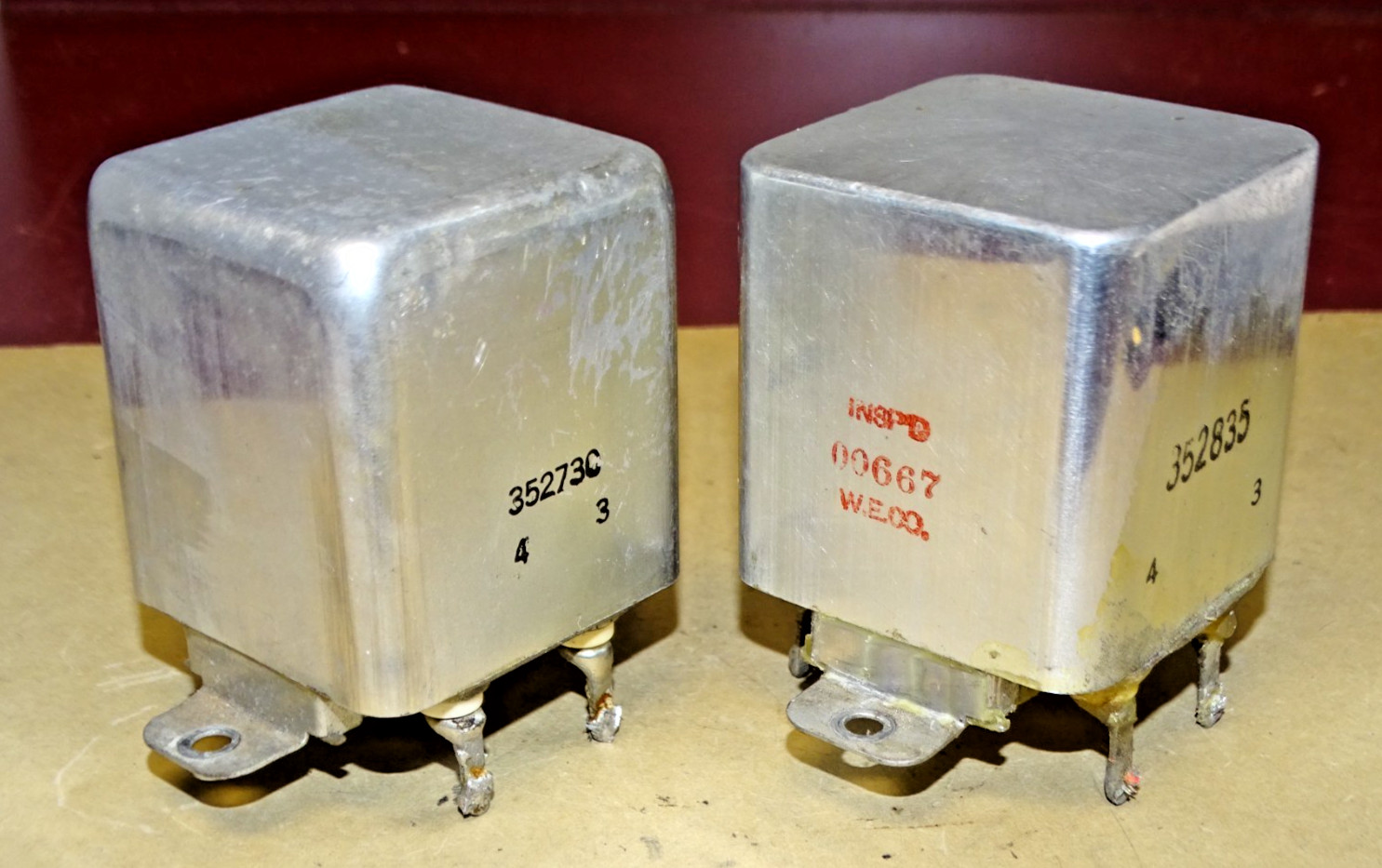 Pair, Western Electric Type KS-9941 Input Transformers, 600 Ohms to Grid