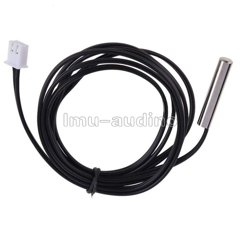10PCS 1% 3950 10K NTC Thermistor Accuracy Temperature Sensor Waterproof Probe 1m