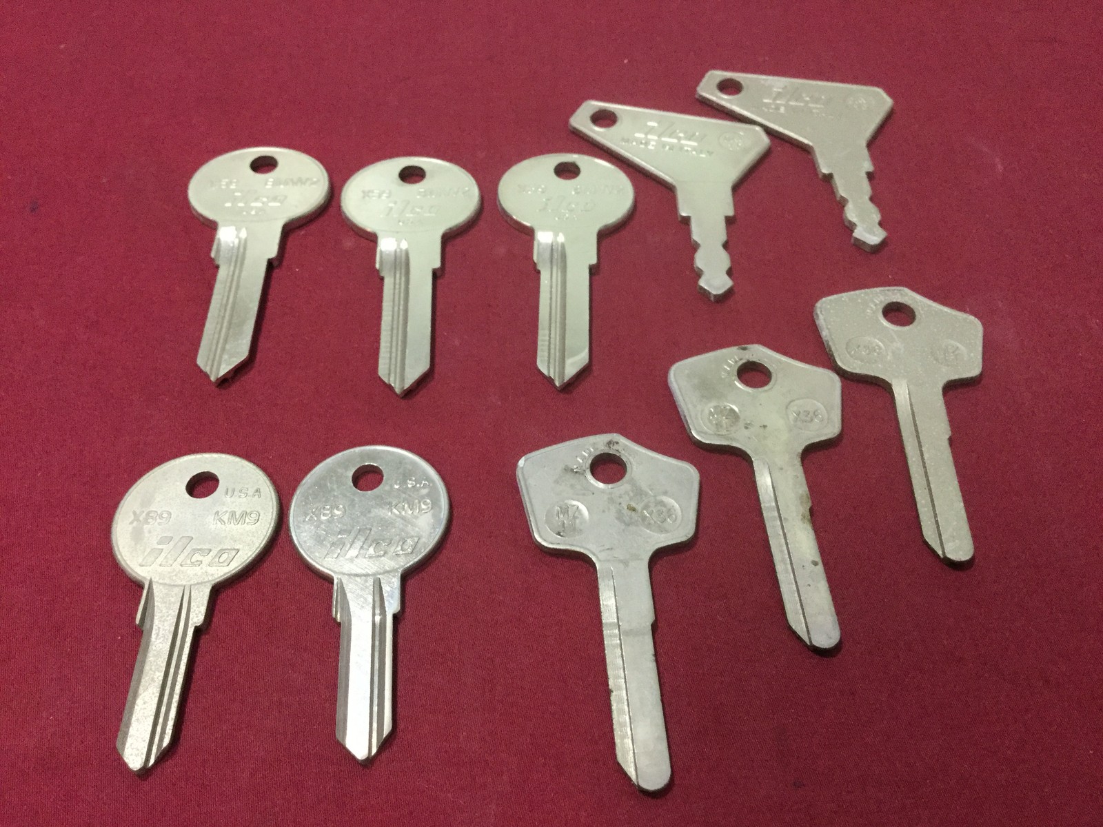 BMW, Peugeot, Mazda & Mack by Ilco Auto Key Blanks, Set of 10 - Locksmith