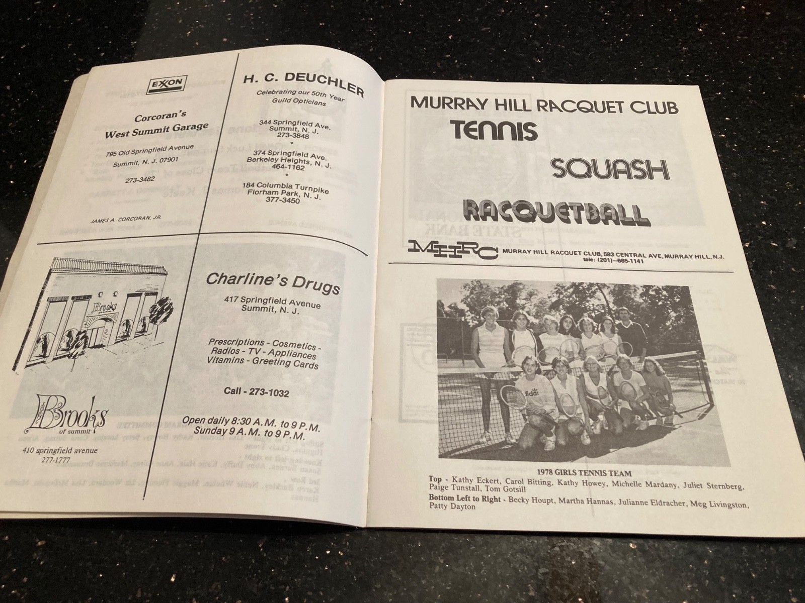 Summit High School Football Program September 23, 1978