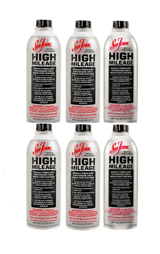 Sea Foam HM16 High Mileage Fuel Injector Cleaner 16oz HM-16 Pack of 6