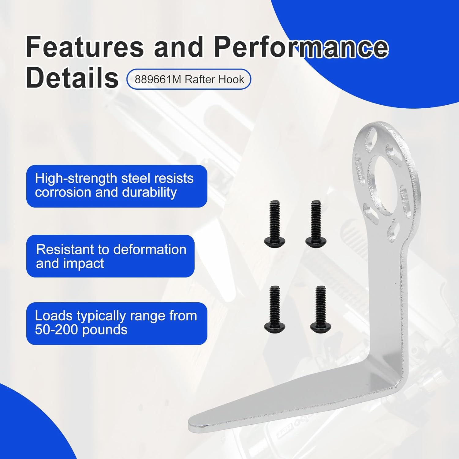 Metabo HPT Rafter Hook for Hitachi Framing Nail Guns (2 Pack)
