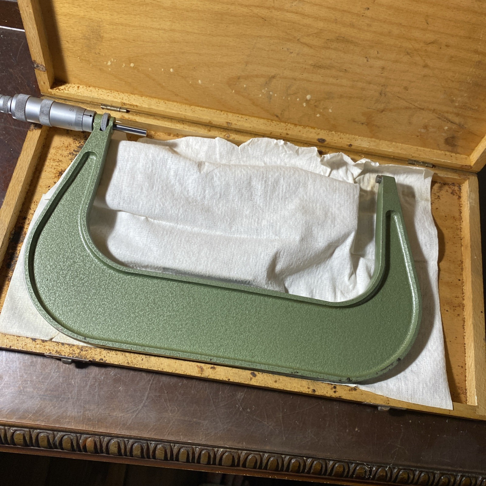 Mauser 7-8” Outside Micrometer With Case