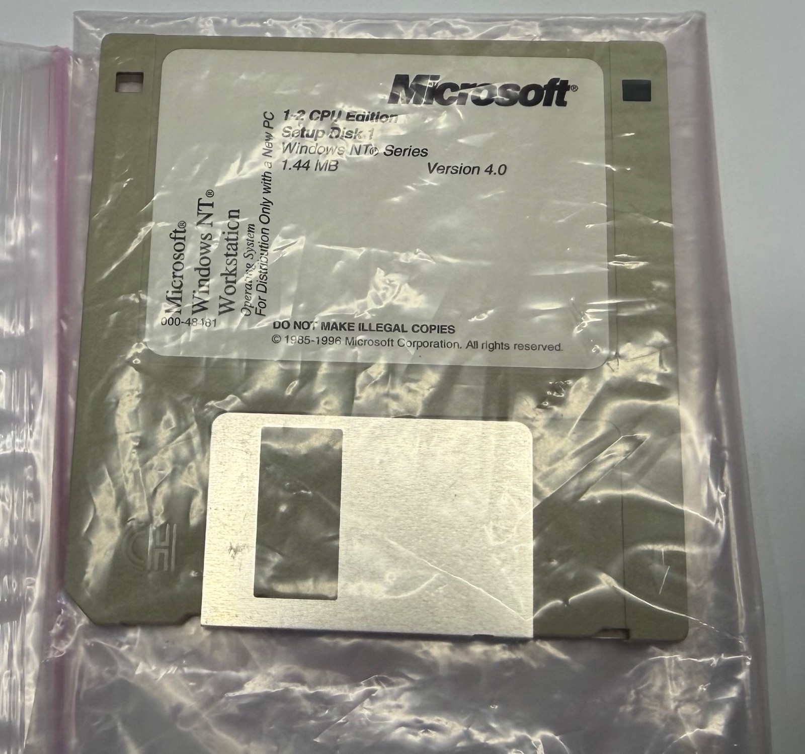 Microsoft Windows NT Setup Disk 1