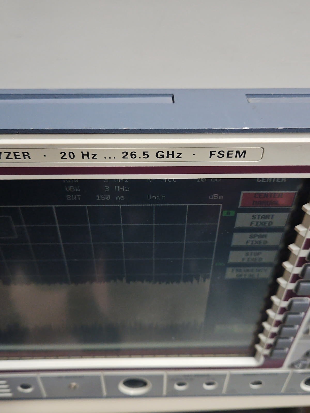 Rohde & Schwarz FSEM 20Hz-26.5GHz Spectrum Analyzer 1079.8500 30