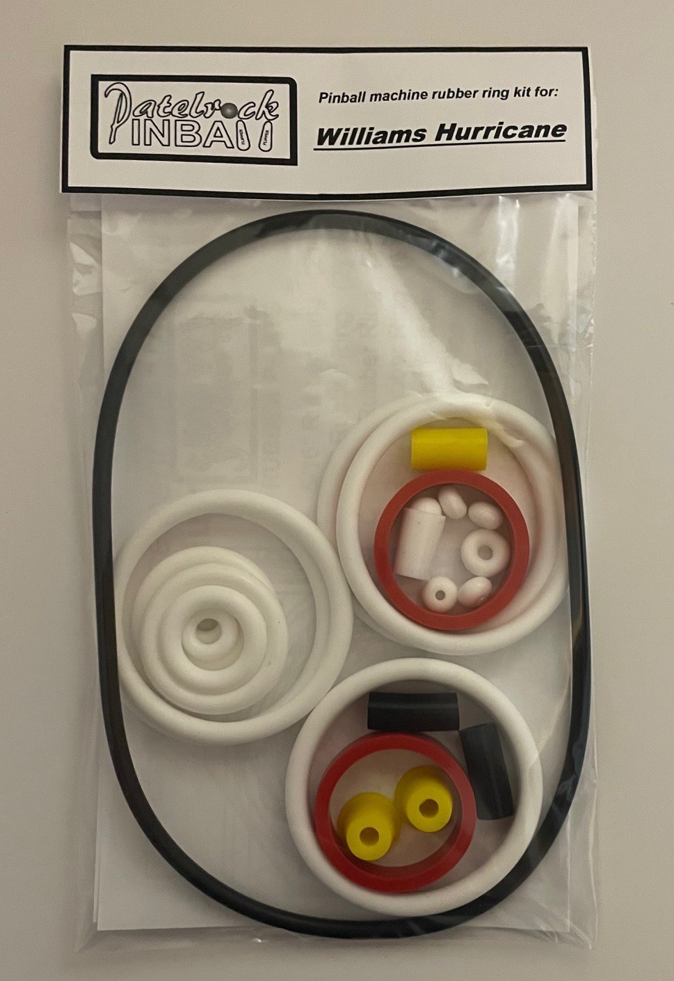 1991 Williams Hurricane Pinball Machine Rubber Ring Kit