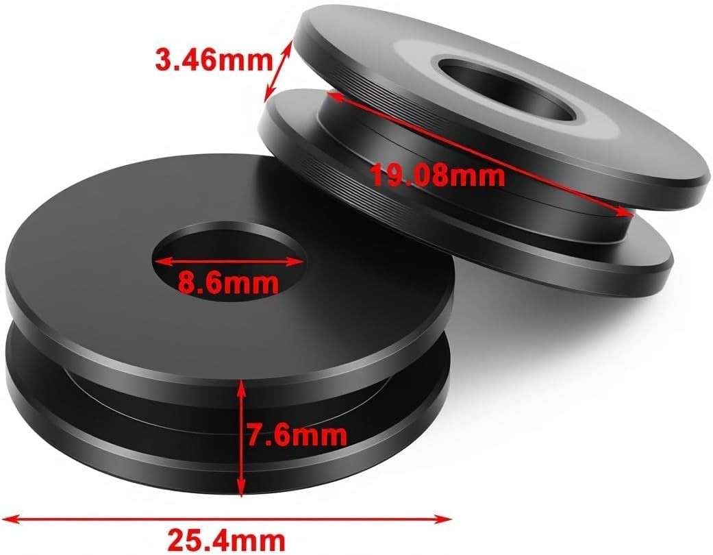 4Pcs Detachable Windshield Bushing Grommets Compatible with Harley Road King ...