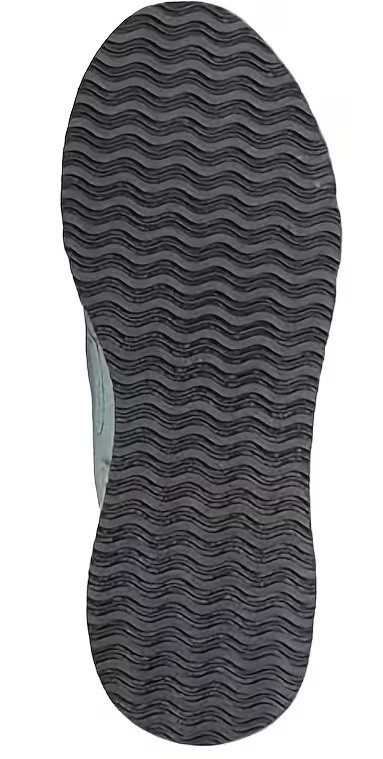 Shoe Repair replacement sole, 1 pair, wavy design, 4mm, 332mm x 128mm, BLACK
