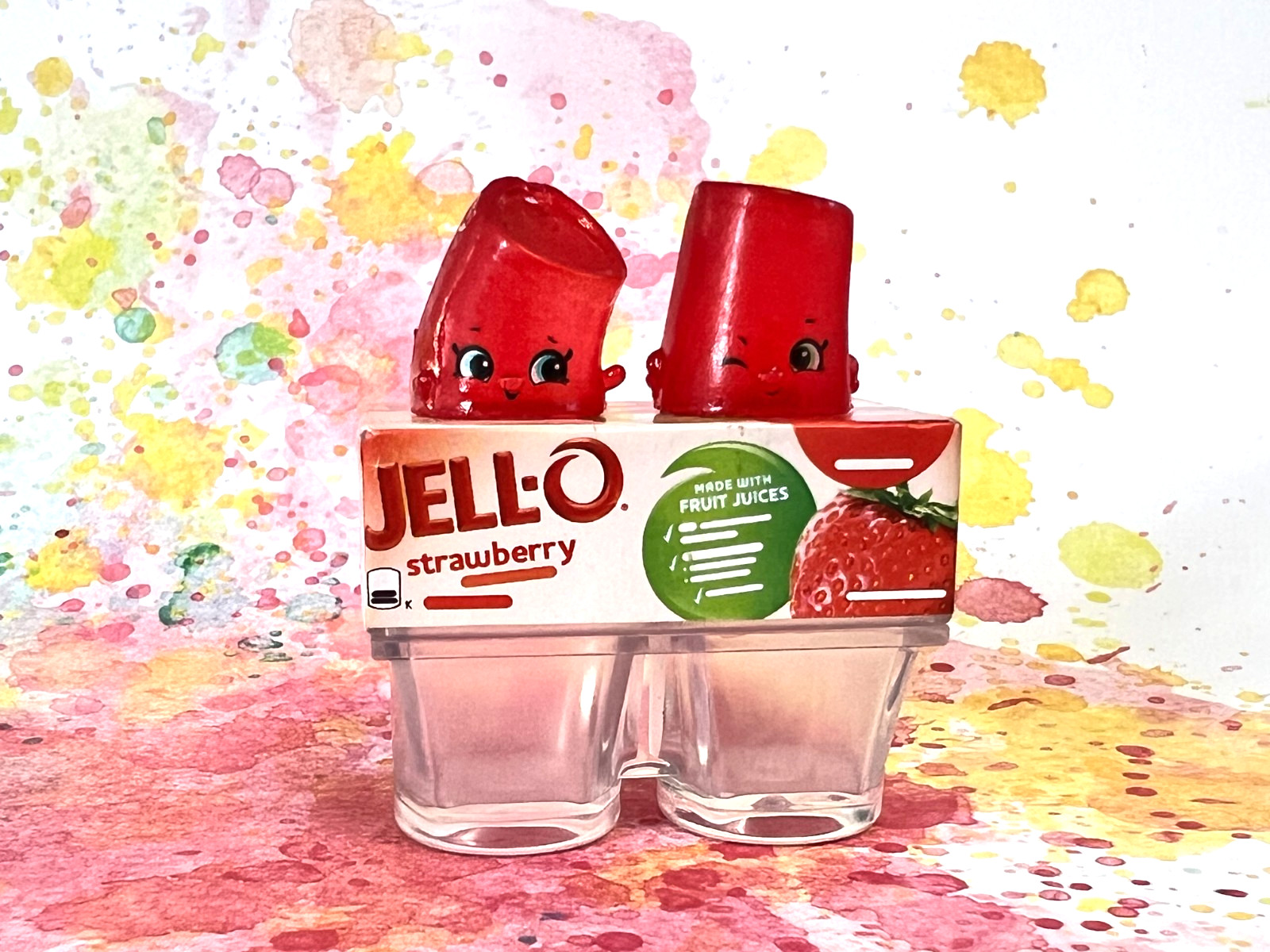 SHOPKINS Real Littles STRAW N BERRY BESTIES Strawberry JELLO RL5-031
