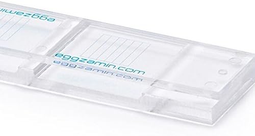 Mcmaster Method Microscope Slide - FEC (Fecal Egg Count) or Worm Count, Double C
