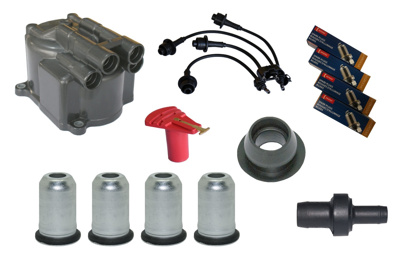 TOYOTA FORKLIFT  TUNE UP KIT 4Y  5 6 AND 7 SERIES DENSO W14-EXR-U SPARK PLUG UPS
