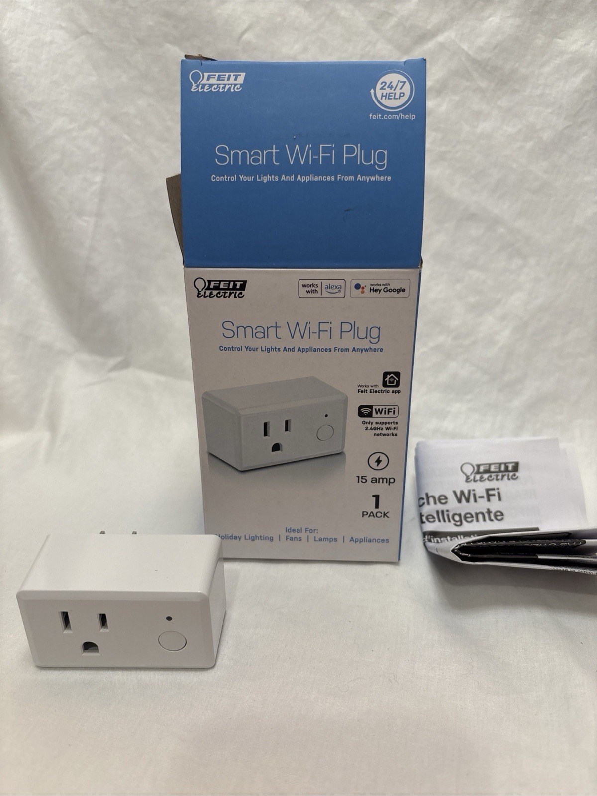 Feit Electric Smart Wi-Fi Plug 15 Amp 1 Pack