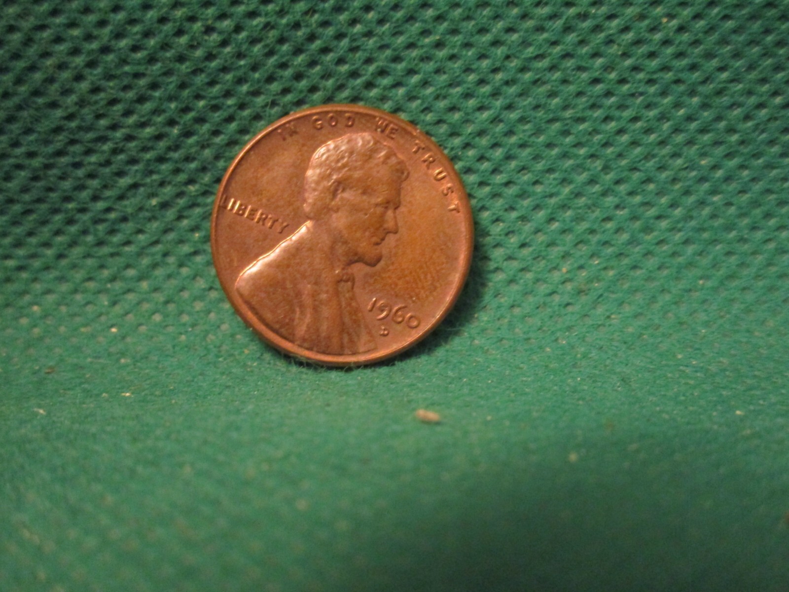 1960-D LINCOLN Penny Large Date - Die Break Error on 9 in Date