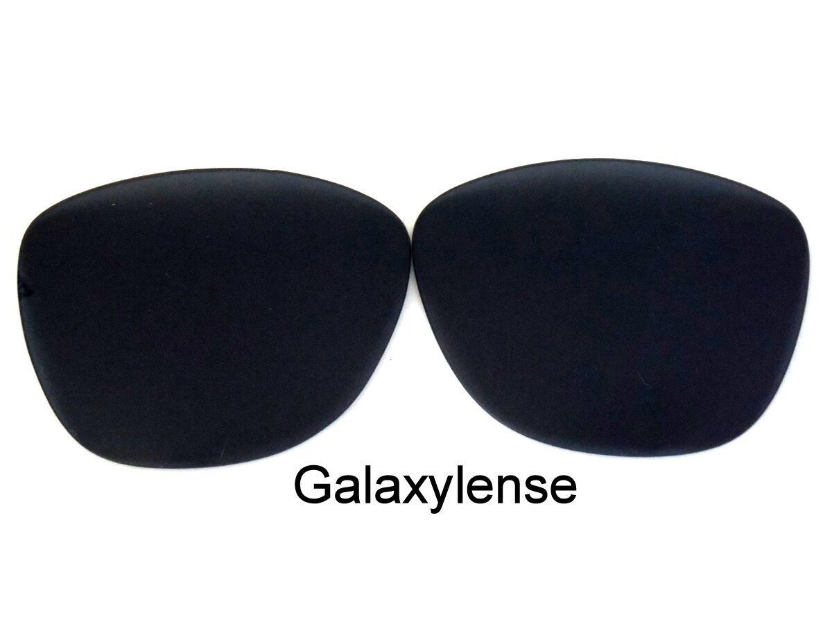 Replacement Lens For Oakley Frogskins OO9013 Sunglasses Black Iridium Polarized
