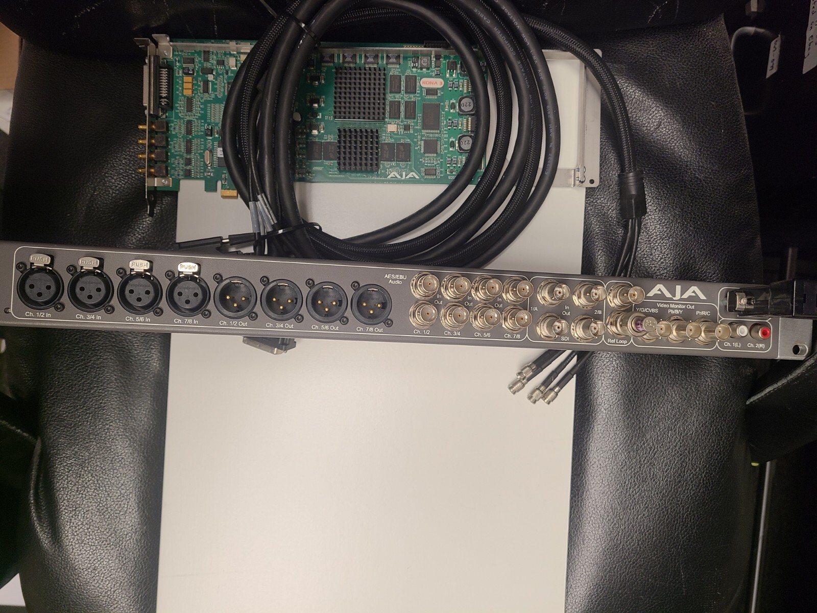 AJA KONA 3 CARD including K3-BOX Breakout Box and Cable