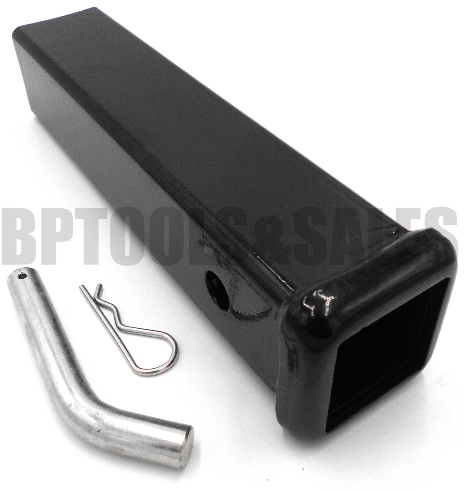12" Ball Mount Receiver Weld on Tube Hitch Ball Mount Receiver Long Fits 2" x 2"