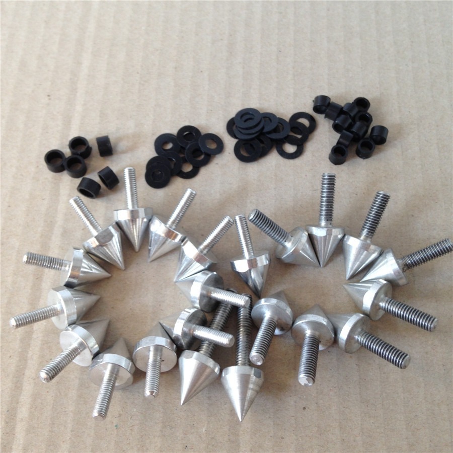 For Kawasaki Ninja ZX6R 636 ZX6RR Spike Fairing Bolts Screw Kit 2003-2006 Motorc