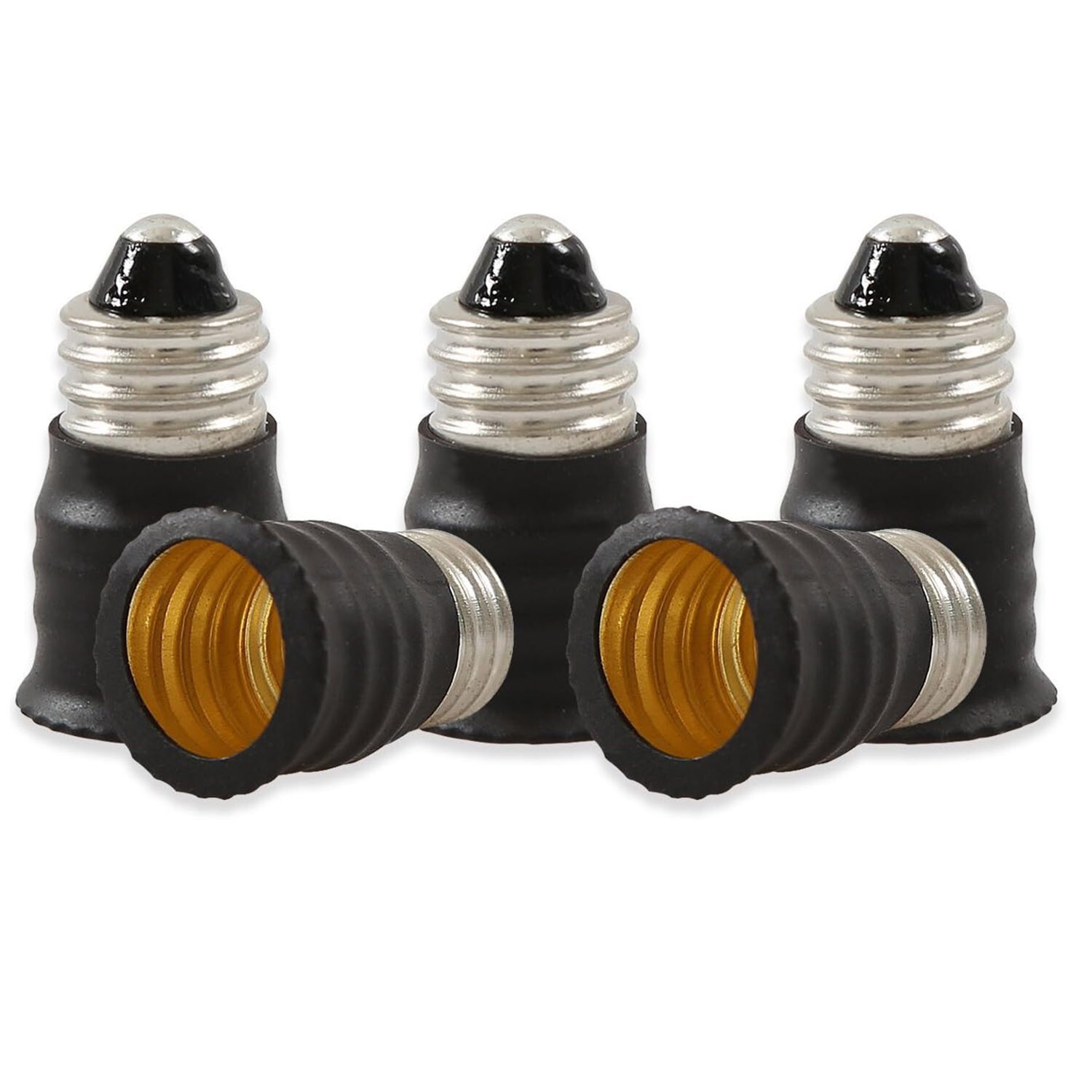 E11 To US E12 Candelabra Base Socket LED Light Bulb Lamp Adapter Converter Hold