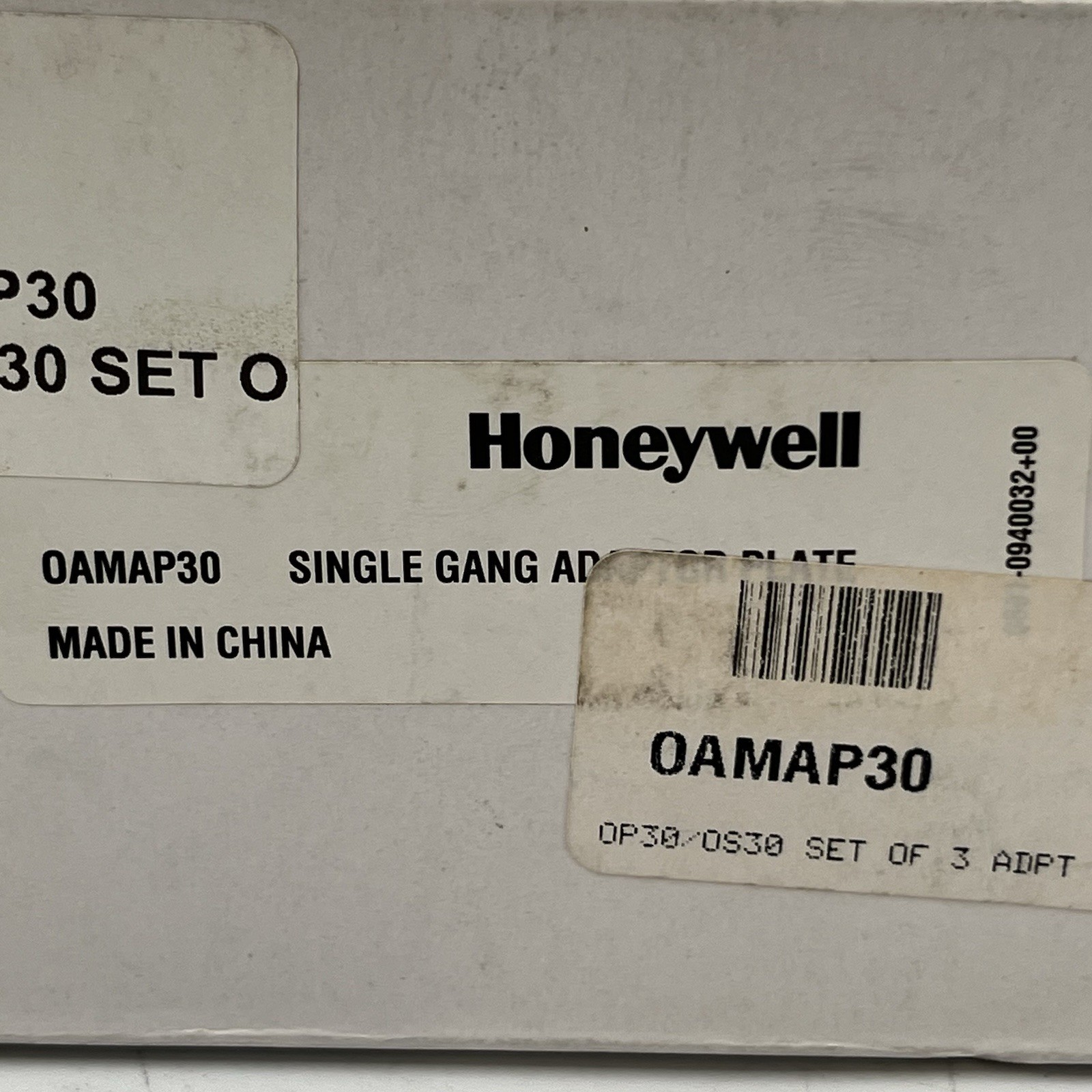 NEW!! 3pk Honeywell Single Gang Adapter Plate Black, Charcoal & Gray - OAMAP30