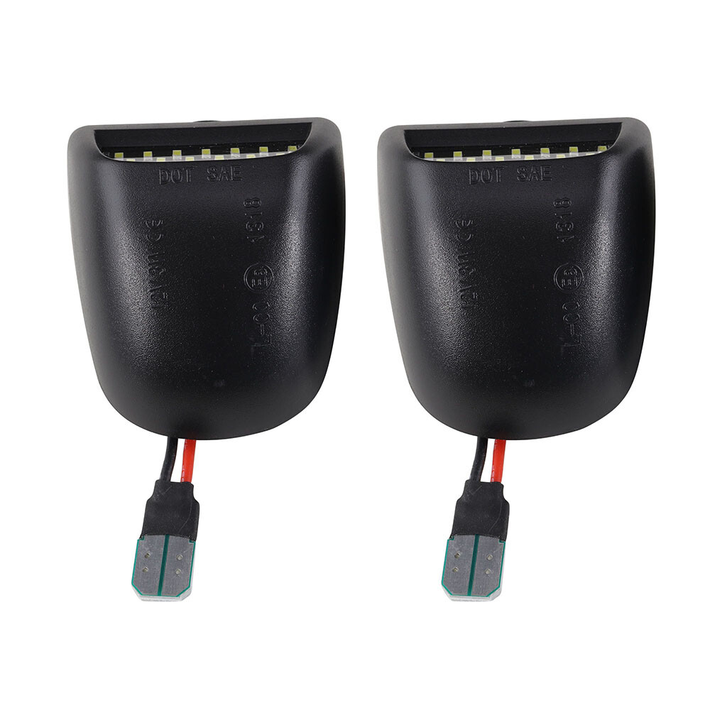 2pcs License Plate LED Light Assembly For 2009 2010 2011 2012 Chevrolet Traverse
