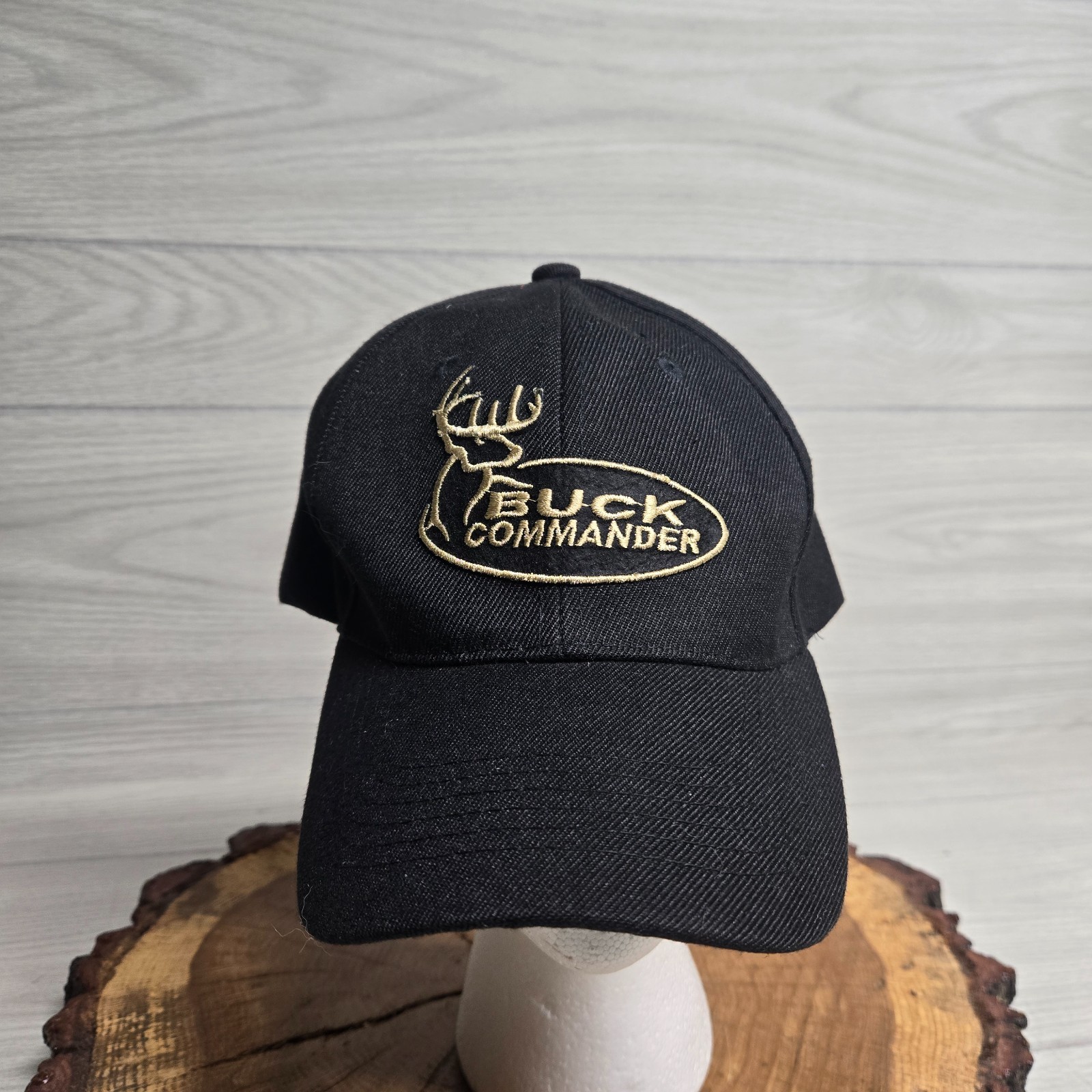Buck Commander Hat Deer Hunting Black Night Game Adjustable Cap