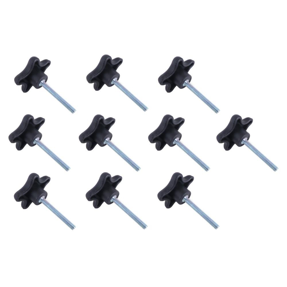 Taytools Lot 10 each 2" Star Knobs Male Threads 2" Threaded Stud 774014