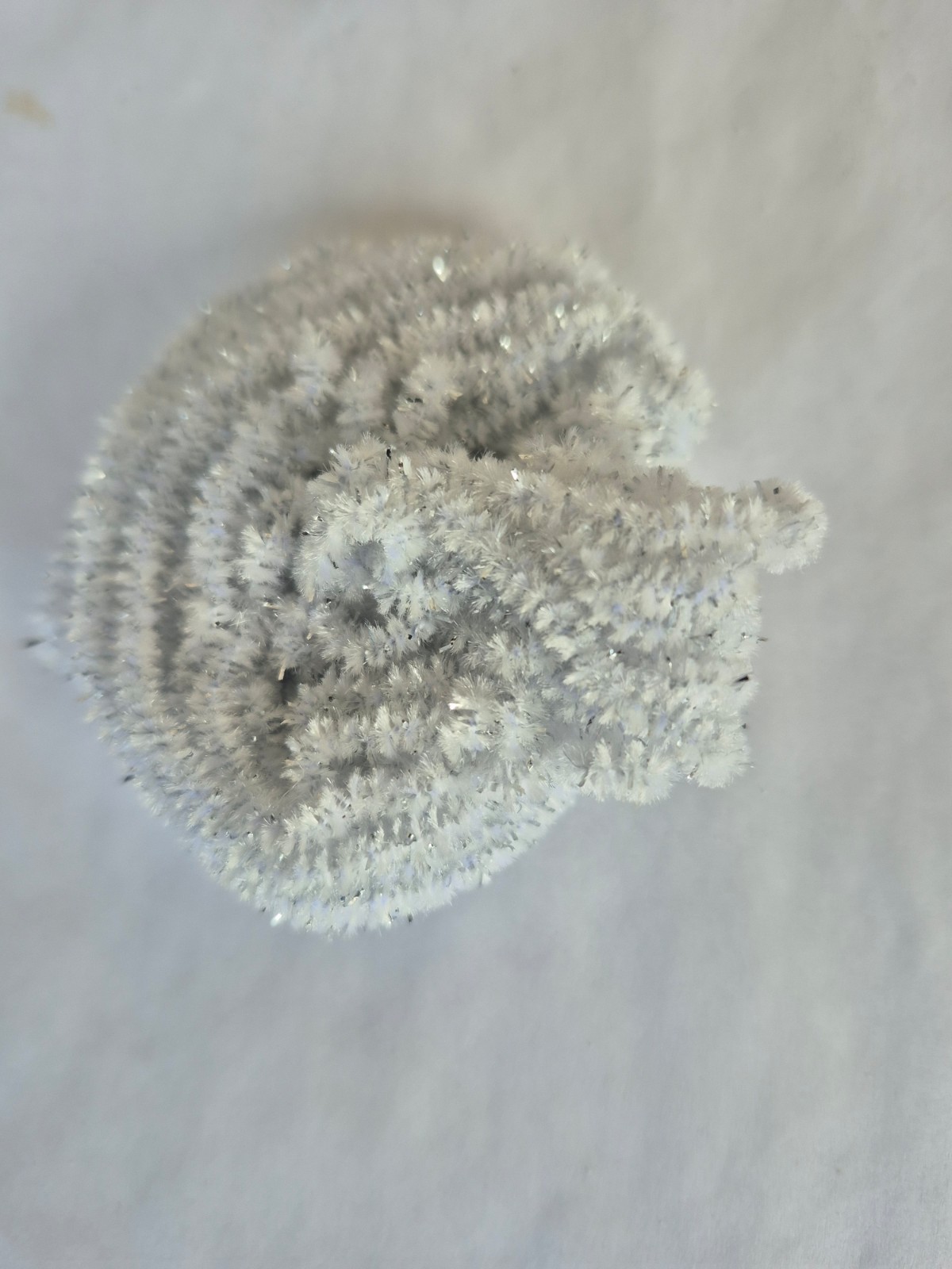 White Frost New Age Chenille 5 Yard Pack Size #2 Medium Fly & Jig Tying