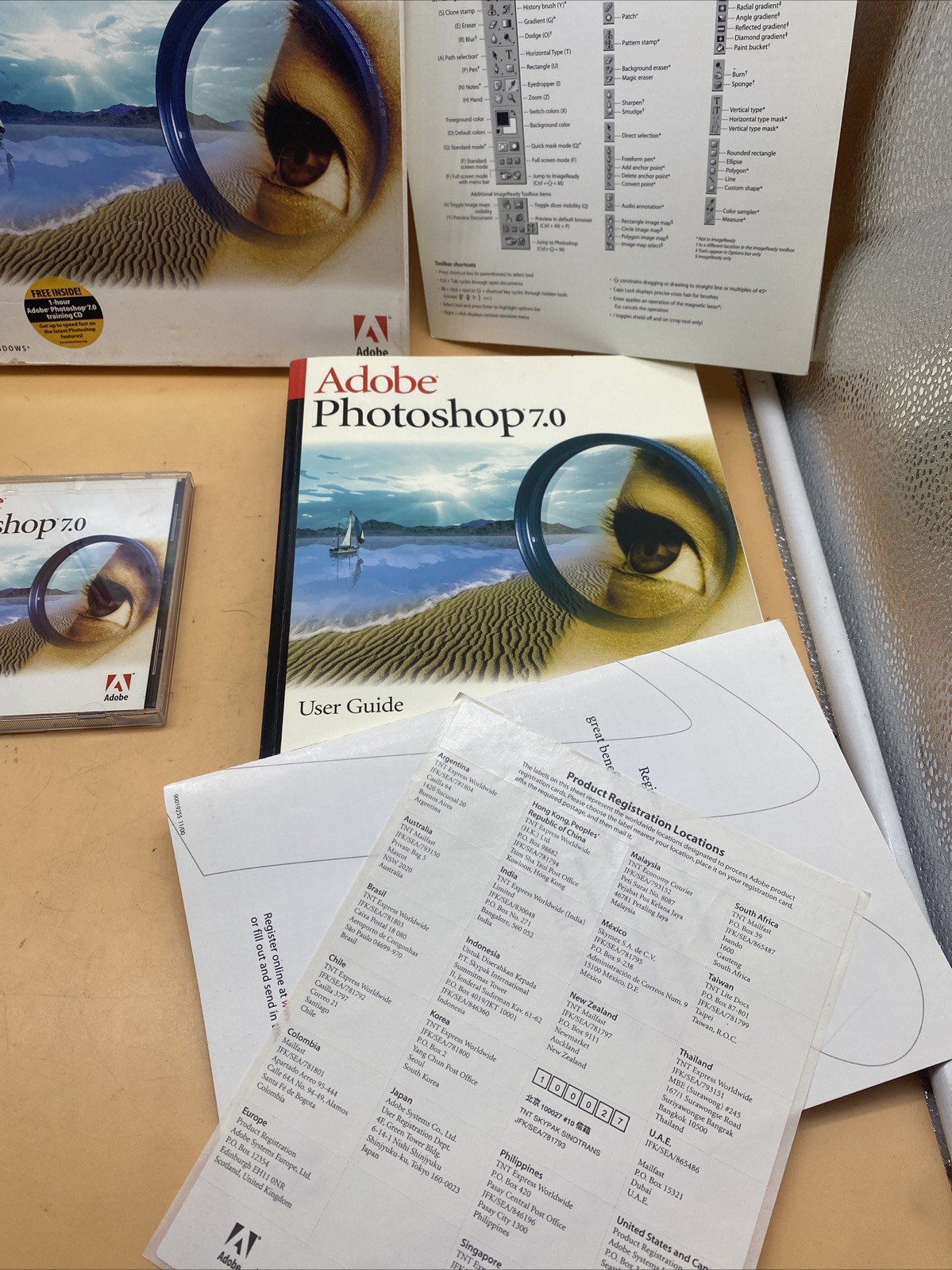 Adobe Photoshop 7.0 Full Educational Version for Windows - Original Big Box !