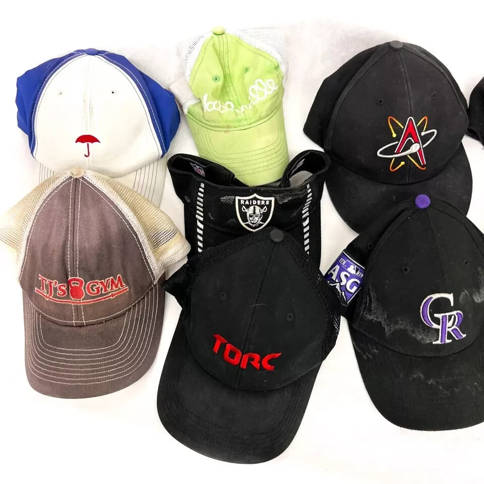 11 Pcs Assorted Baseball Cap Strapback Youth Hat New Era Athletic Works Carhartt