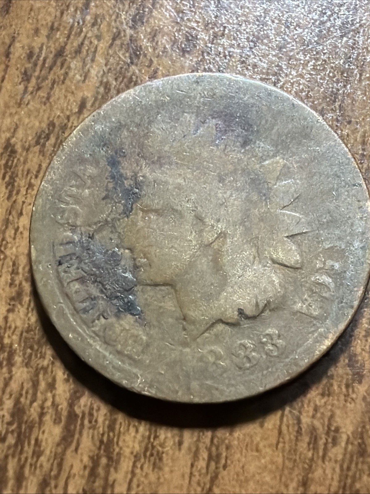 1883 Indian Head Penny Actual Coin. Get It Today With Free Shipping