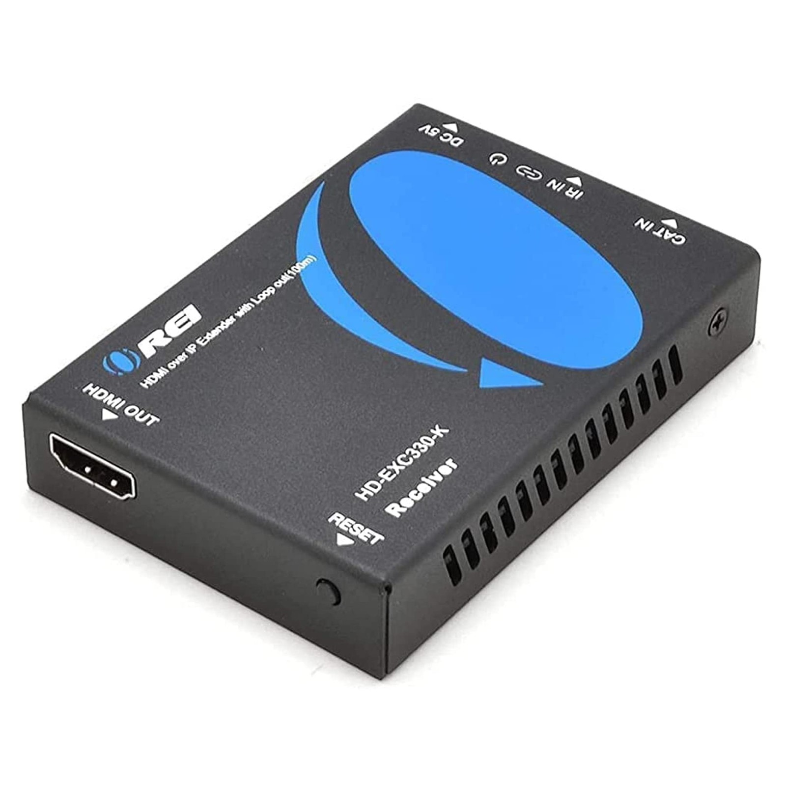 HDMI Over Ethernet Extender Over CAT5/CAT6, with IR Upto 330 Feet - Loop Out ...