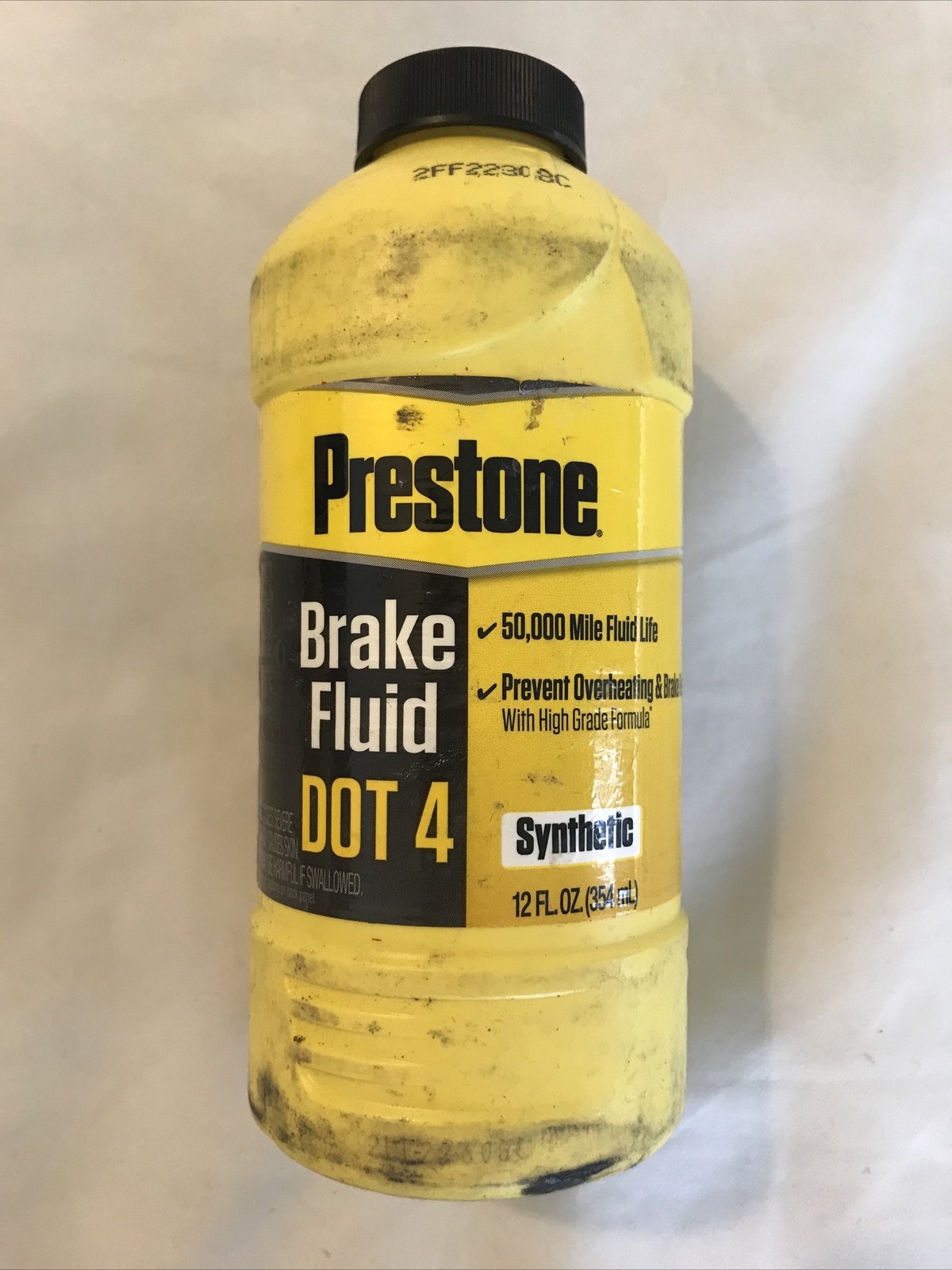 Prestone Dot 4 Brake Fluid - 12 Fl Oz- Synthetic, High Grade, 50,000 Mile