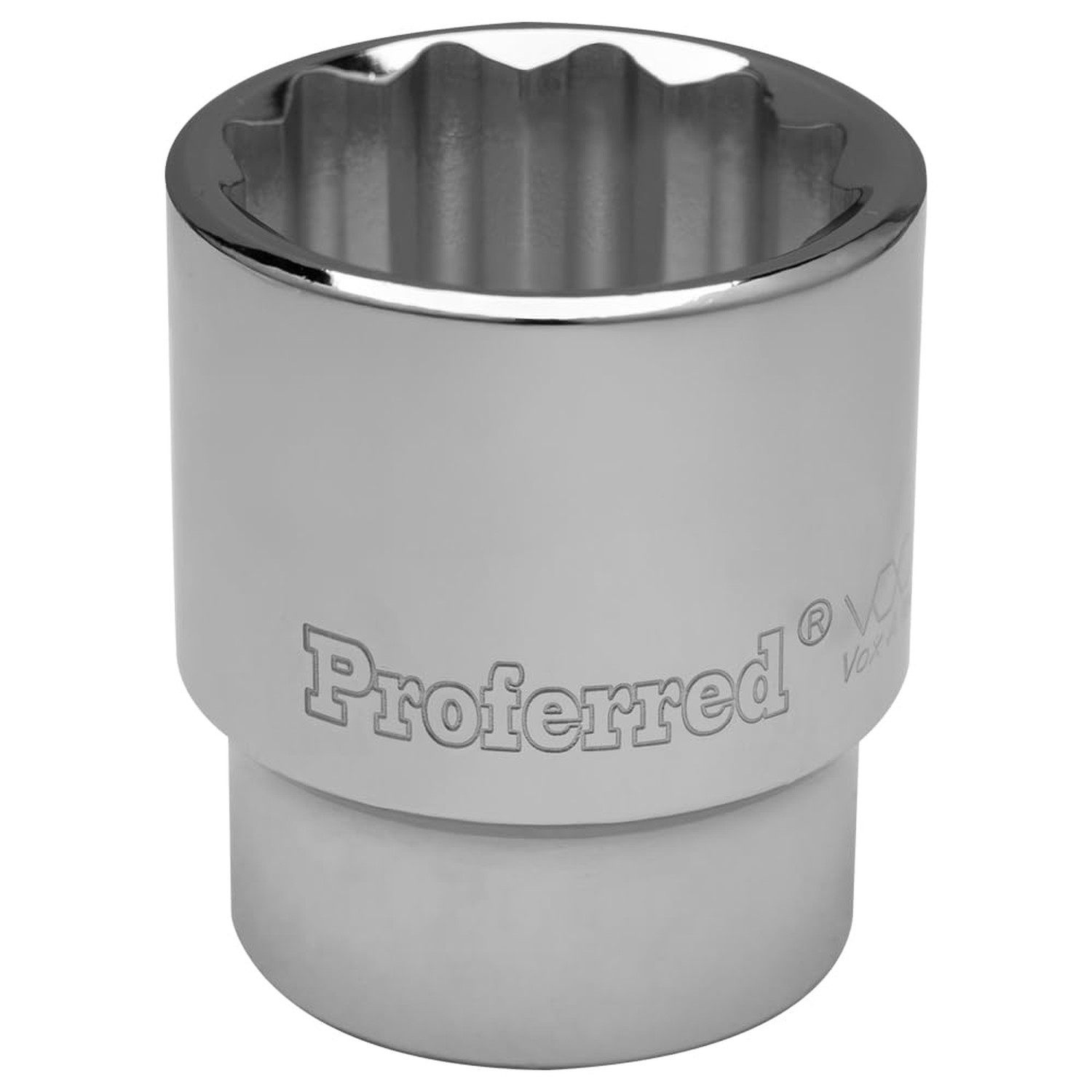 S23236 1/2" Drive SAE Socket, 1 1/8" Standard 12 Point 1 1/8 INCH