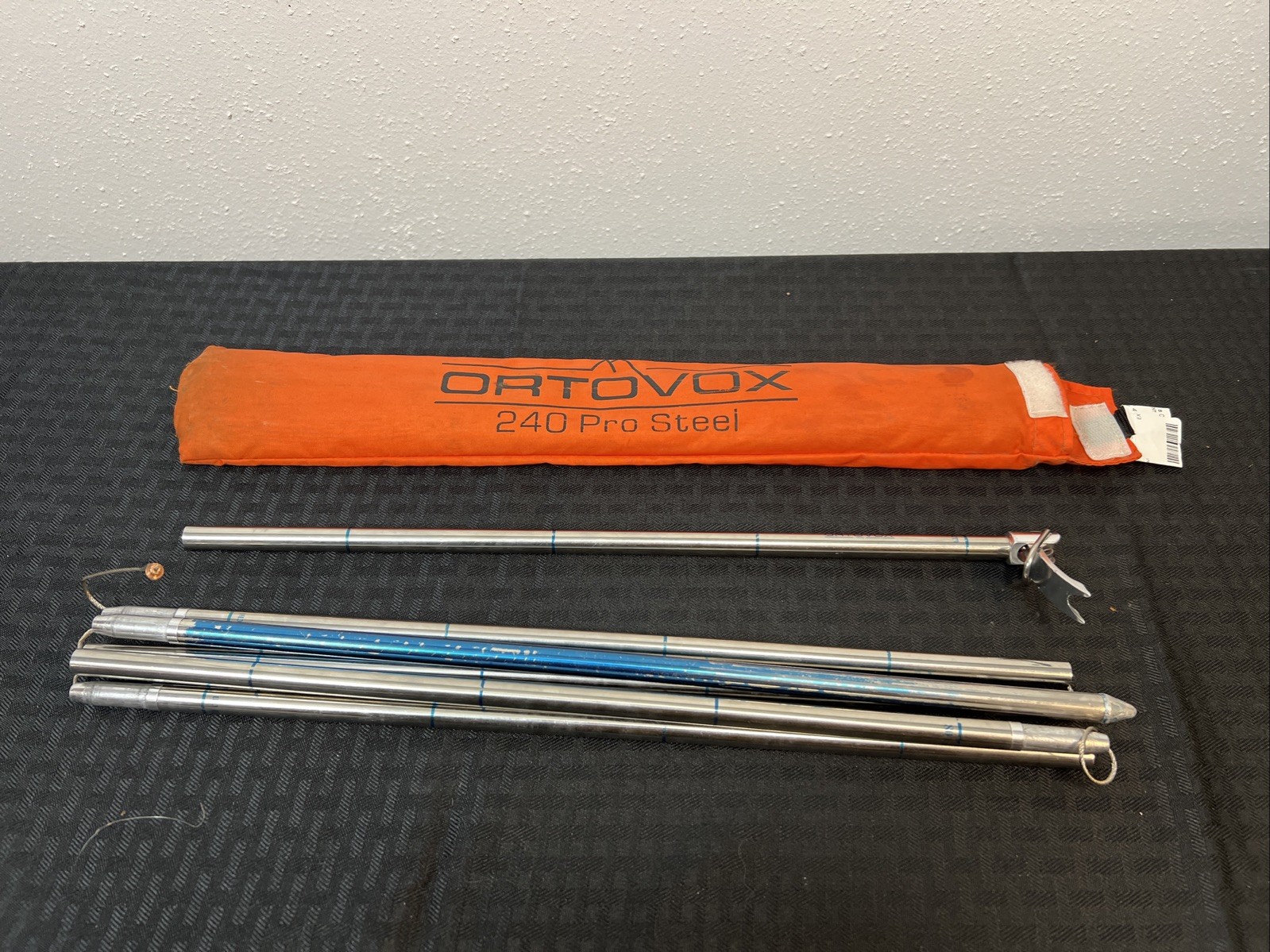 Ortovox 240 Pro Steel Probe, Detachable Top Section, Cable Is Worn And Curly