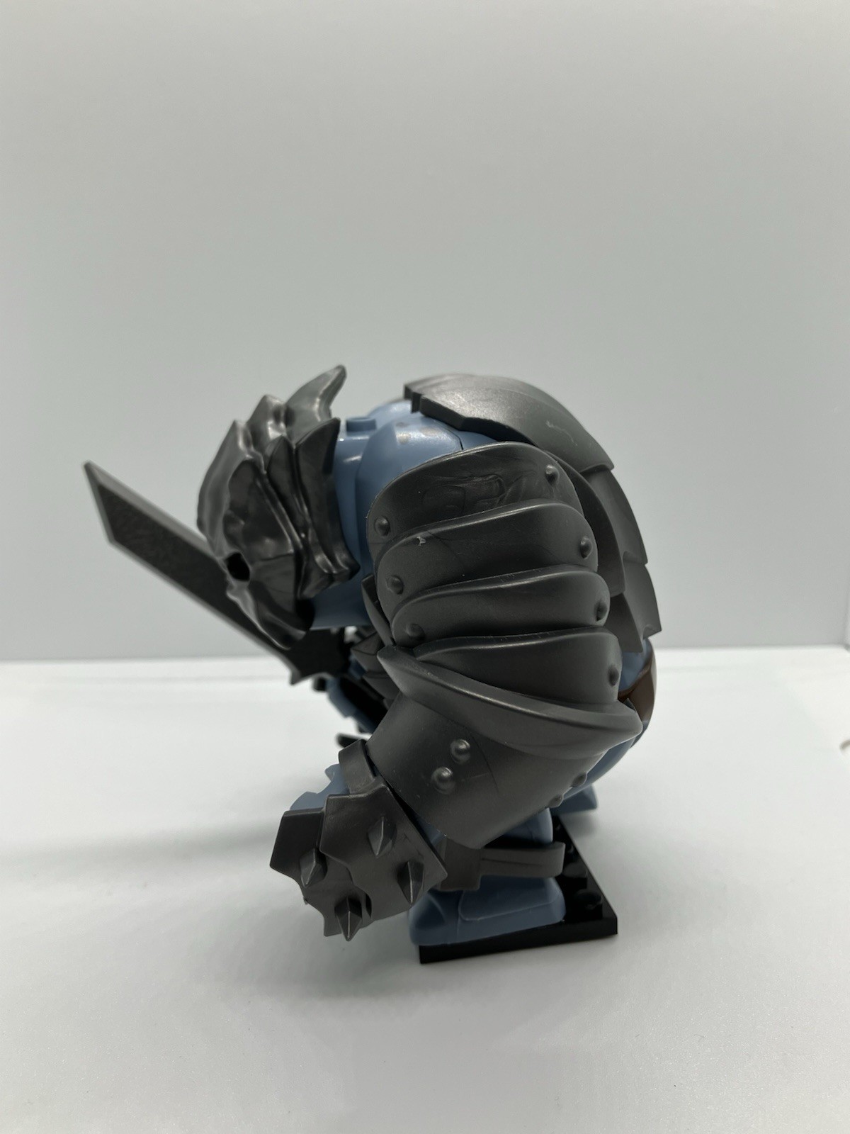 Armored Cave Troll With Sword Custom Building Block Figure