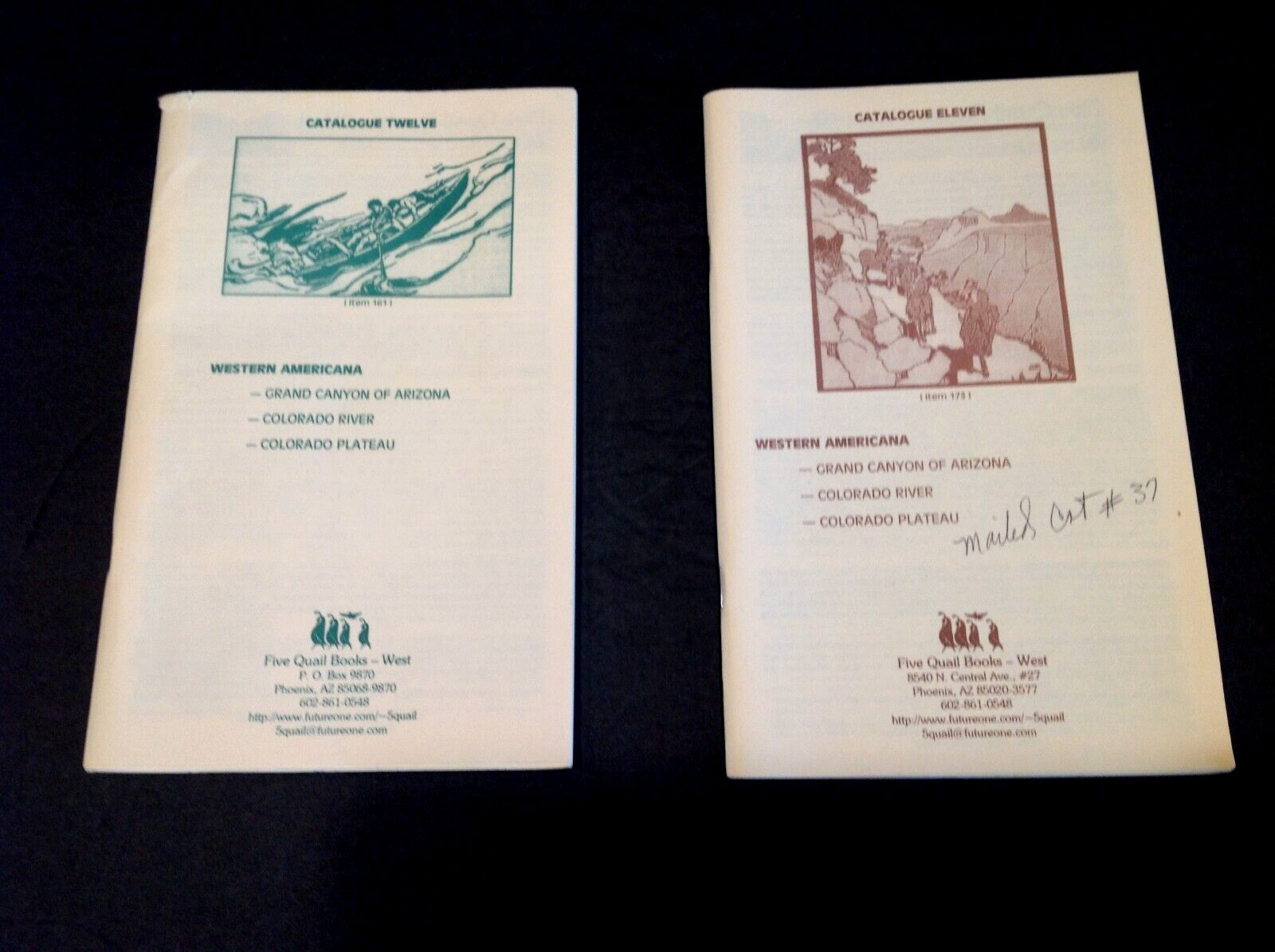 Vintage Rare Western Americana Catalogues 11 & 12