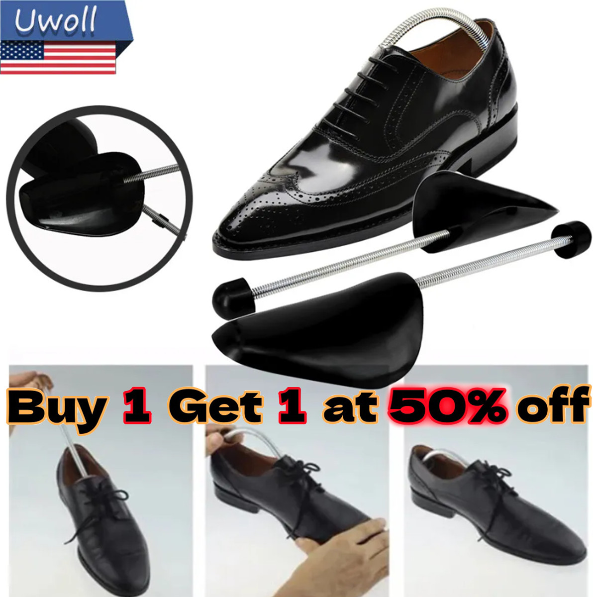 Adjustable Shoes Stretcher Tree Support Shapers Plastic Keeper Care Men Women