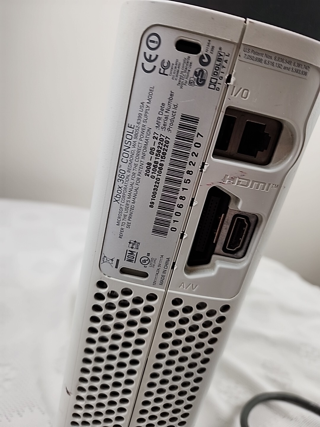 Xbox 360 & HDD Not Tested