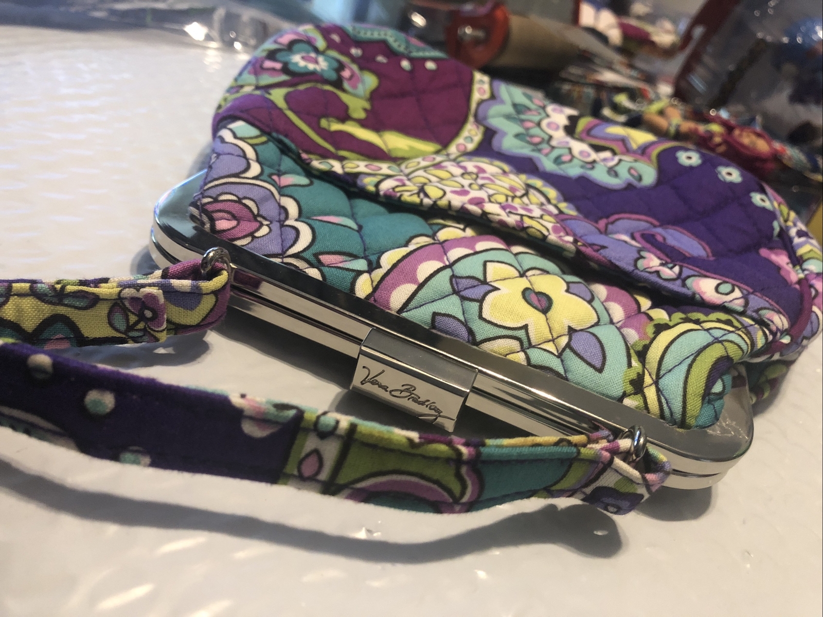 Vera Bradley Curved Coin Purse Heather