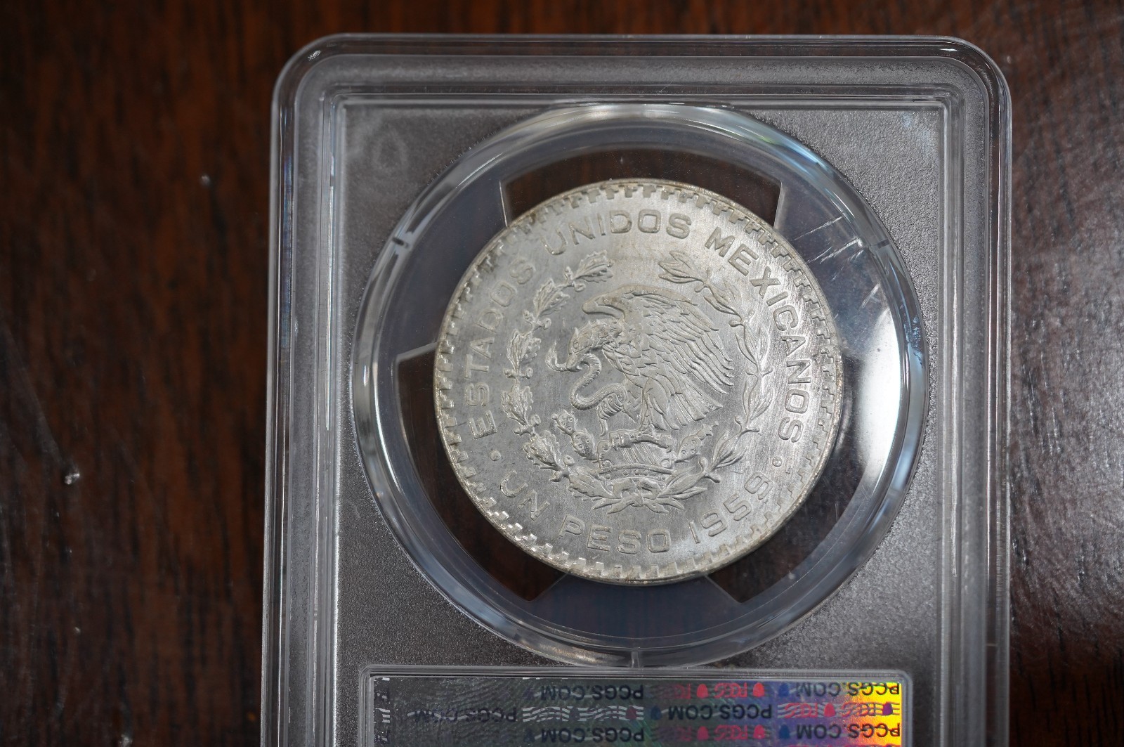 1959-Mo 1 Peso Mexico Silver - PCGS MS65