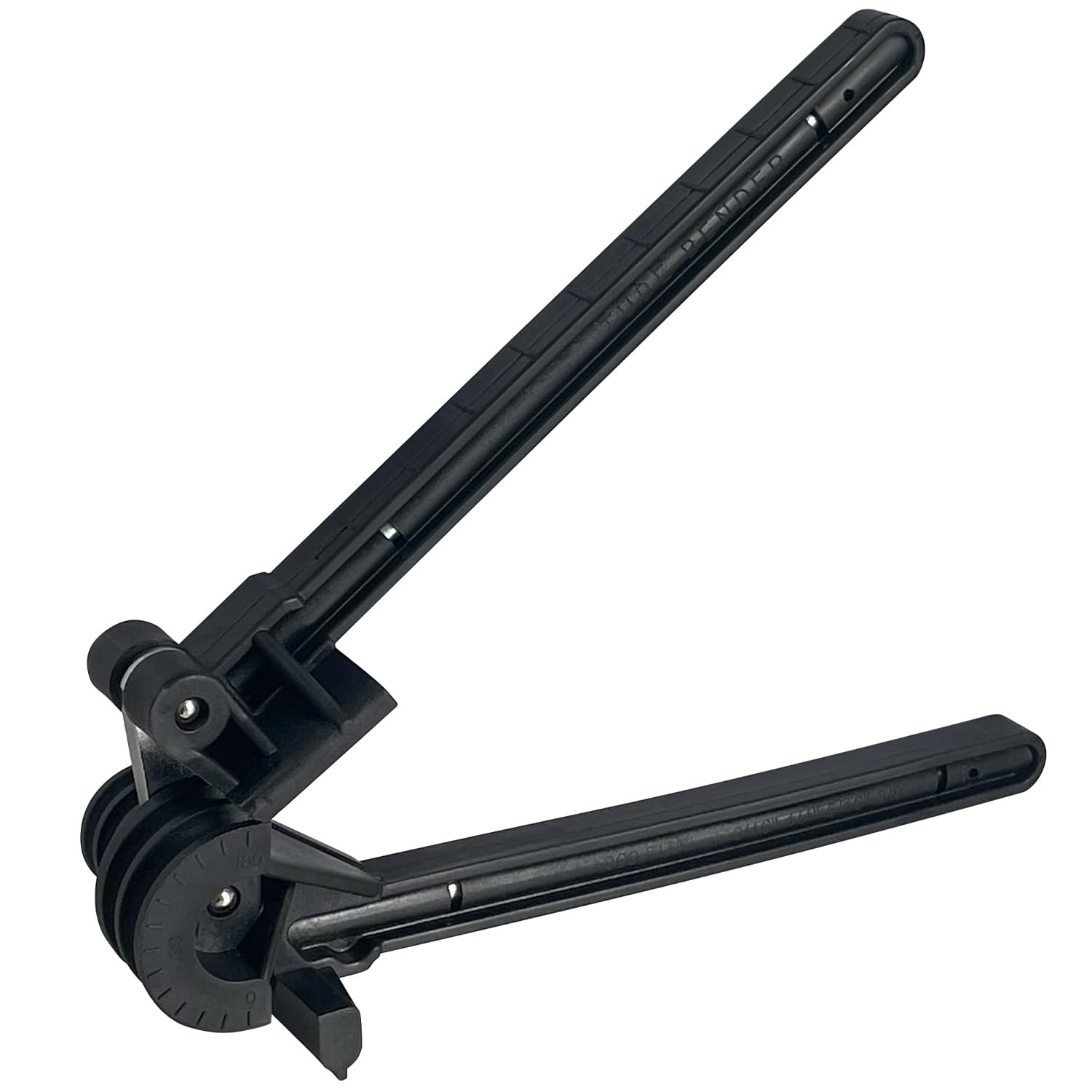 Socpuro 180 Degree Tube Bender, 4 in 1 Manual Tubing Pipe Bender 3/16", Black