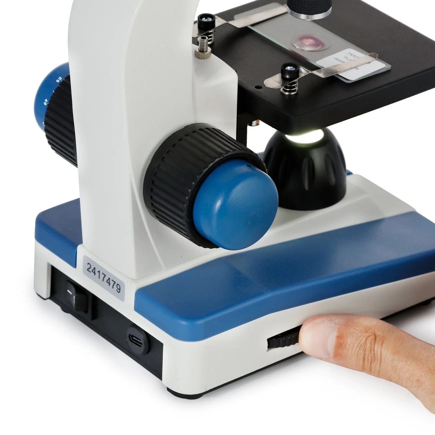AmScope M150C Student Compound Microscope 40X-1000X LED Monocular