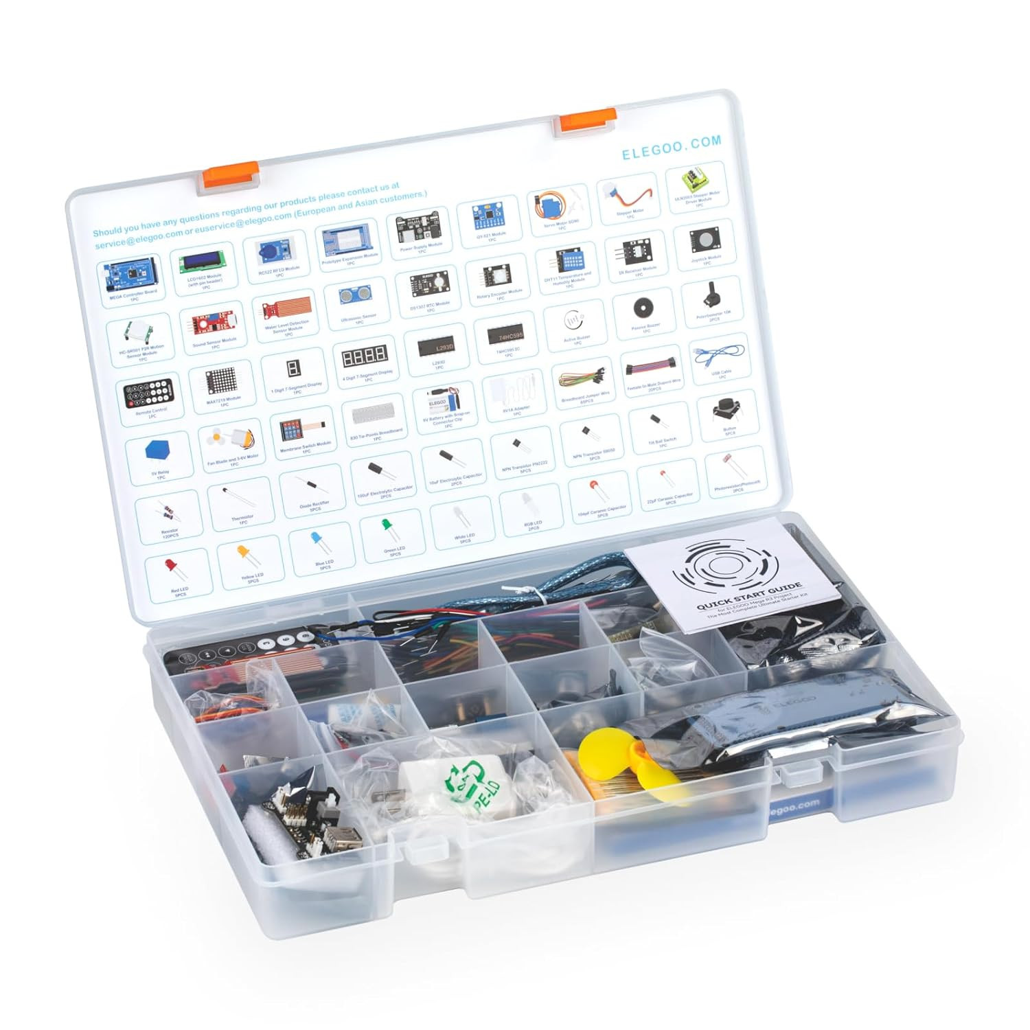 Mega R3 Project the Most Complete Ultimate Starter Kit with Tutorial Compatible