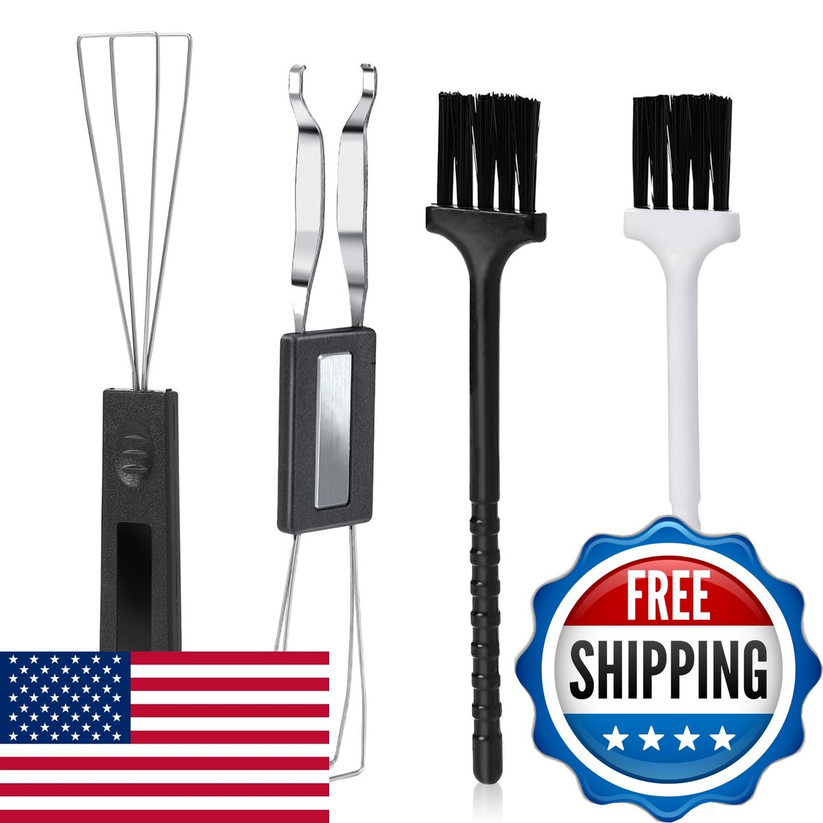 2PCS Keycap Puller Switch Puller 2PCS Keyboard Brush for Mechanical Keyboard