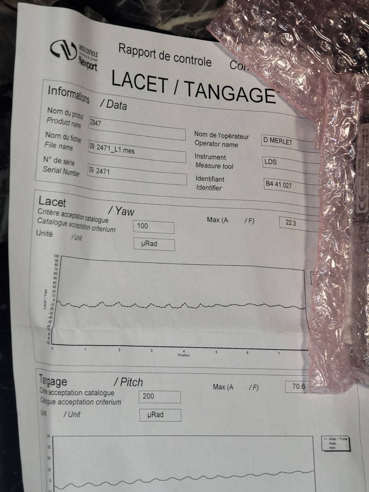 NEW, Sealed and with Docs, Newport Linear Motorized Stage Encoder MFNO8CC-Z847A