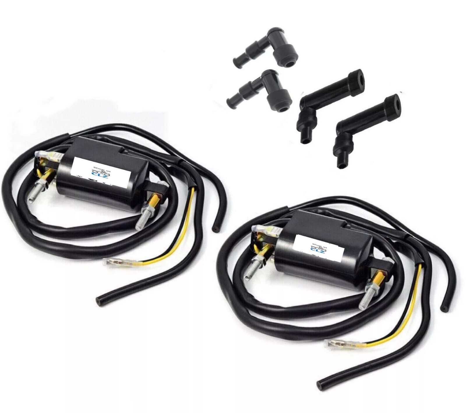 Front Rear Ignition Coil for Yamaha Road Star Warrior 1700 XV17P XV1700P 2002-09