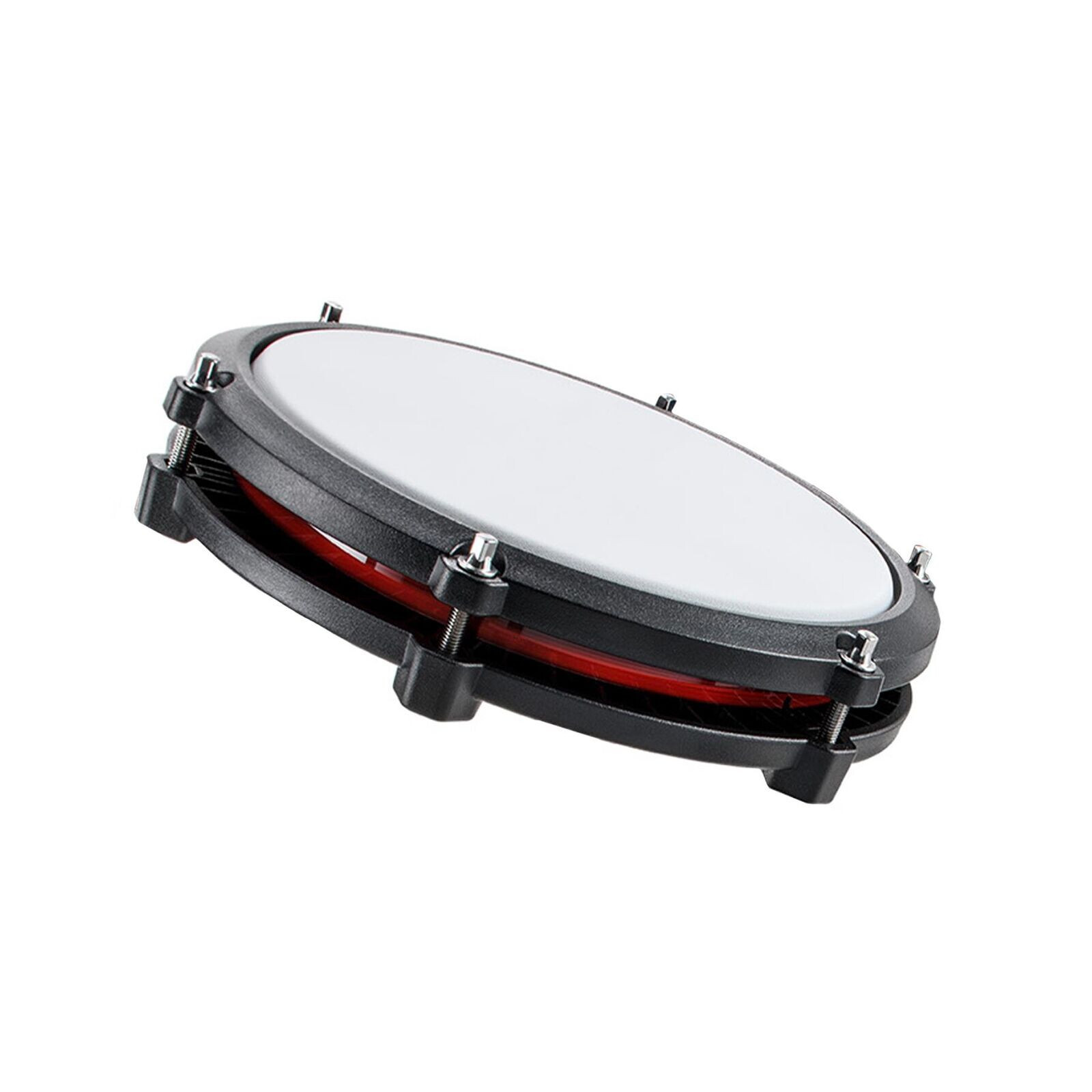 Alesis 8" Tom Mesh Drum Pad NEW White/Red (Single Zone) Nitro Max Pad