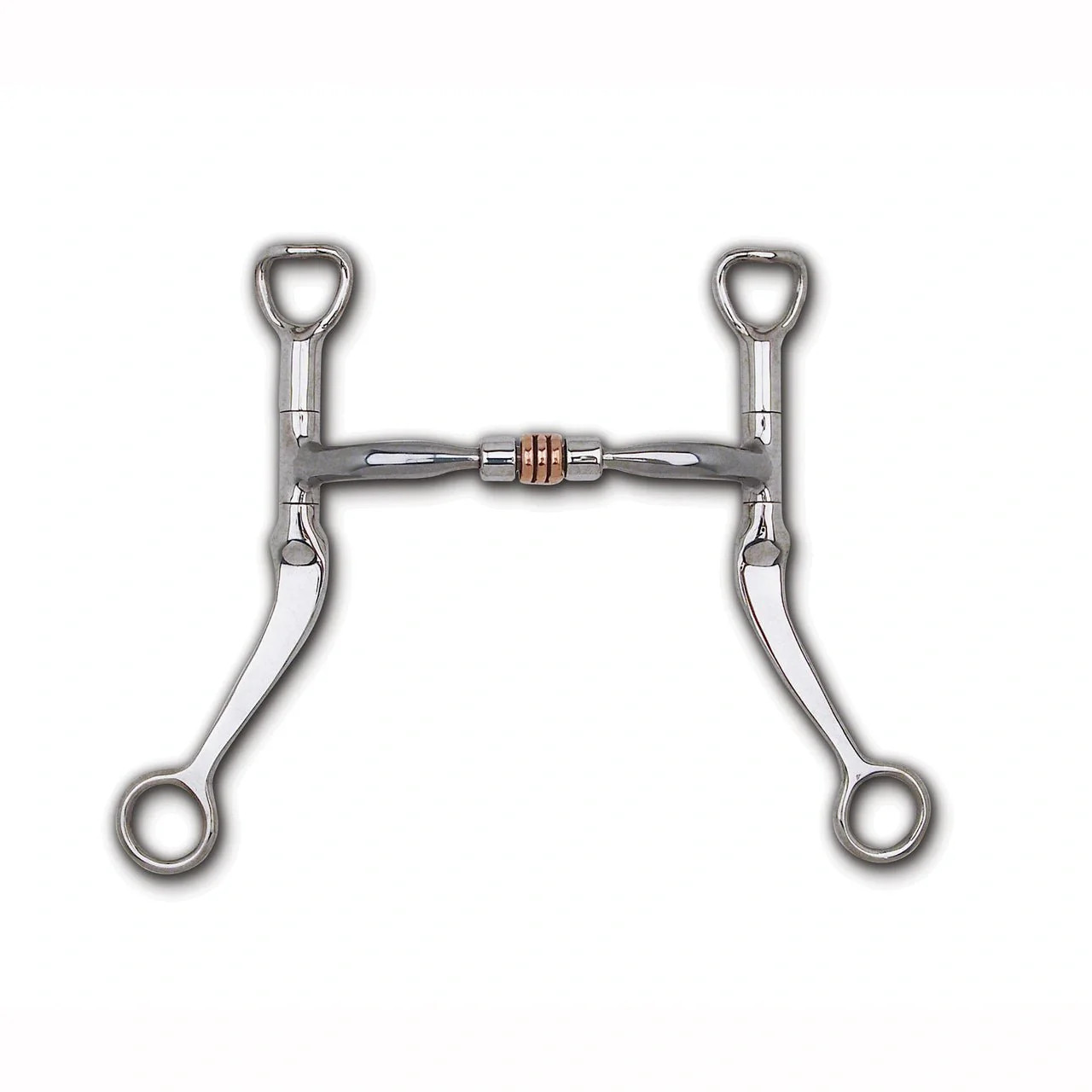 Myler MB 03 Comfort Snaffle Flat Shank Horse Bit - Level 1 Sweet Iron with